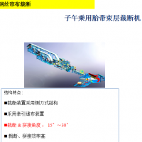 桂林中昊子午乘用胎帶束層裁斷機